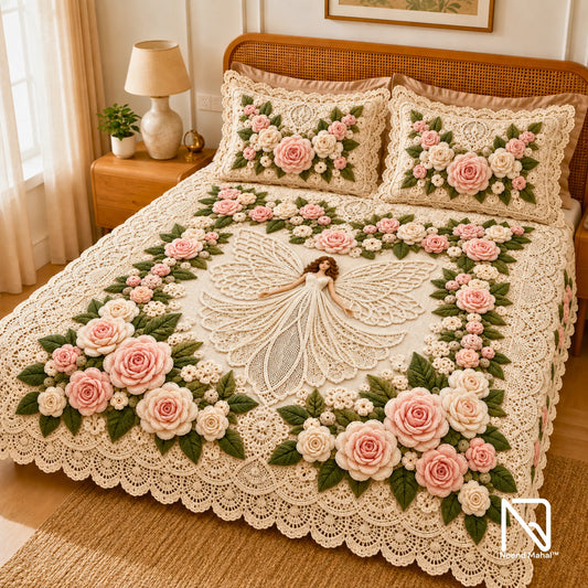 Krosh Kala – Gul Pari 7D Bedsheet Set