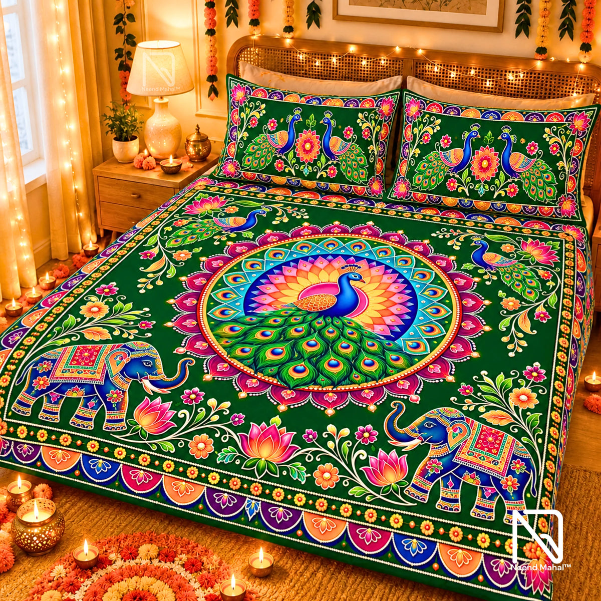 Deepvalli – Shahi Utsav Bedsheet Set