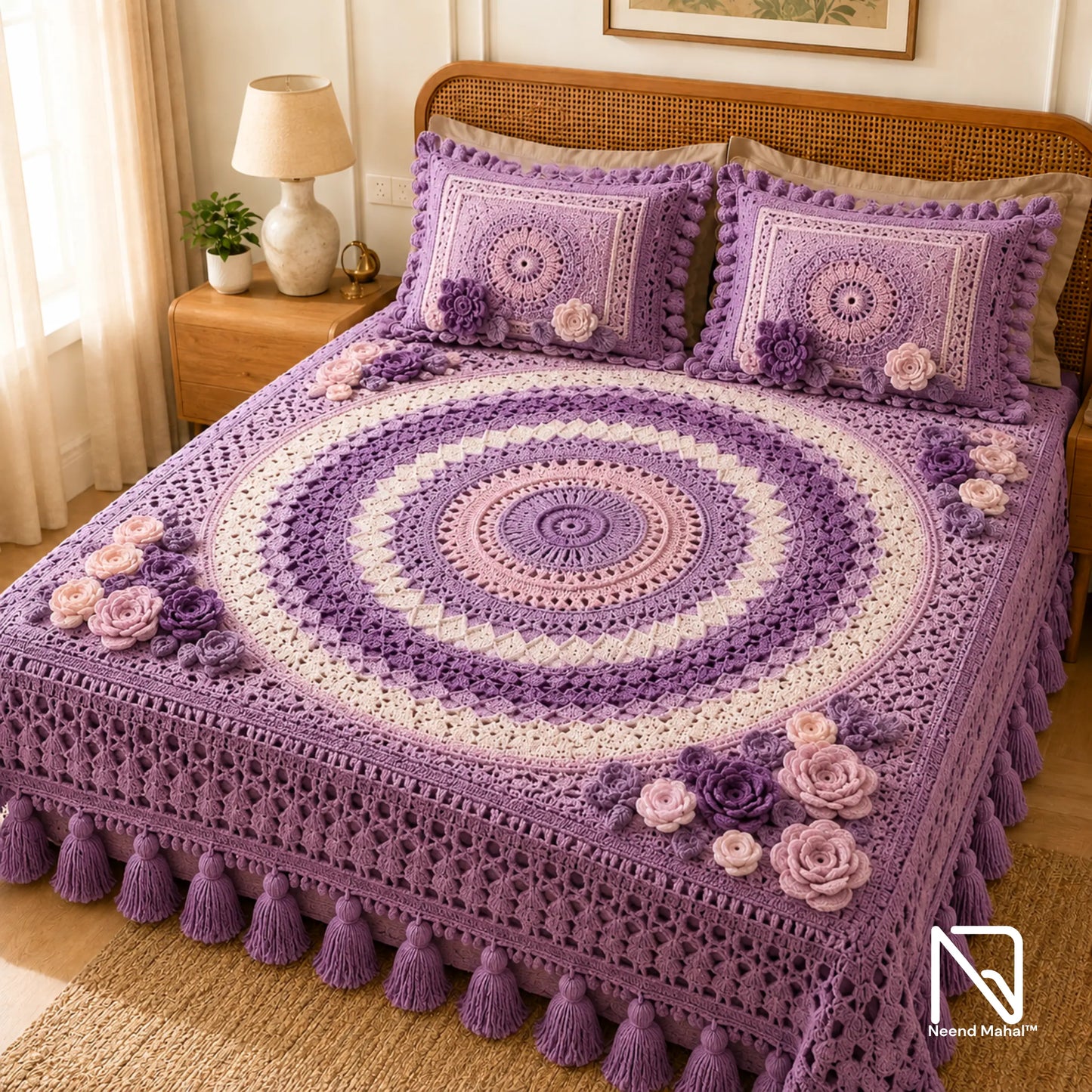 Krosh Kala - Jamuni Noor 7D Bedsheet Set