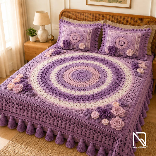 Krosh Kala - Jamuni Noor 7D Bedsheet Set